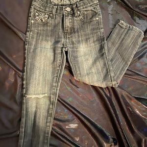 <CHILDRENS> Pop Jeans- Distressed Denim